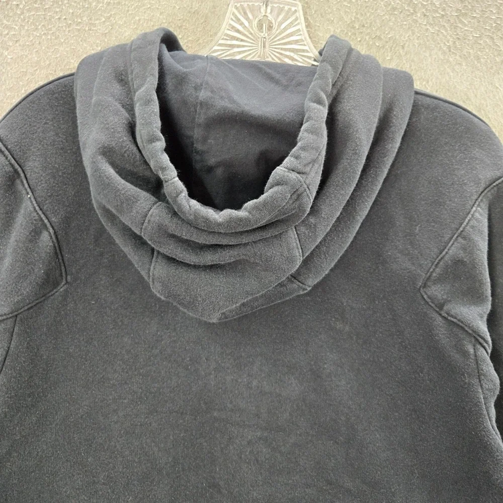 VINTAGE‎ Air Jordan Men Sweatshirt S Black Hoodie Logo Jumpman Embroidered Y2K